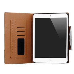 Mad by Design Grey iPad Case with Slots for ID and Credit Cards New